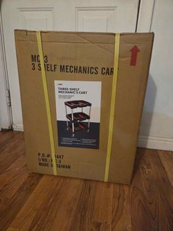 Luxor MC-3 Mechanic's Three-Shelf Cart