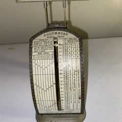 ANTIQUE PELOUZE CHICAGO COLUMBIAN POSTAL MAIL SCALE