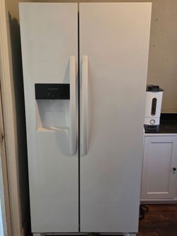 Frigidaire Side-by-Side Refrigerator with Ice and Water Dispenser