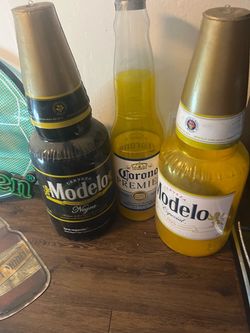 Modelo corona inflatable bottles
