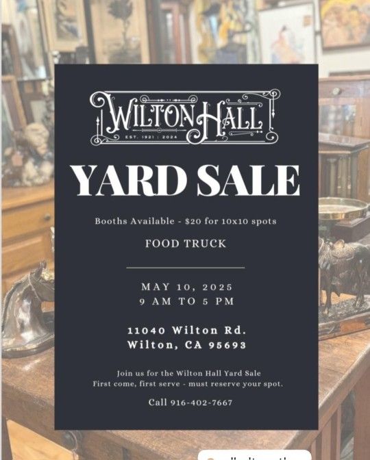 Wilton Hall Yard Sale