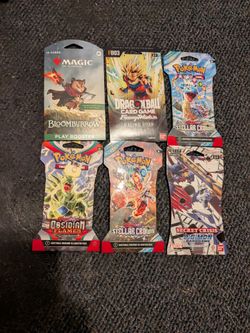 Unopened card packs
