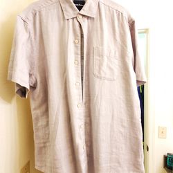 Tommy Bahama Men's Large Linen Short Sleeve Shirt