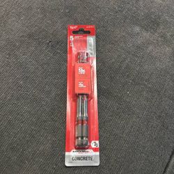 Milwaukee 3/16 in. SHOCKWAVE Carbide Hammer Drill Bits (5-Pack)