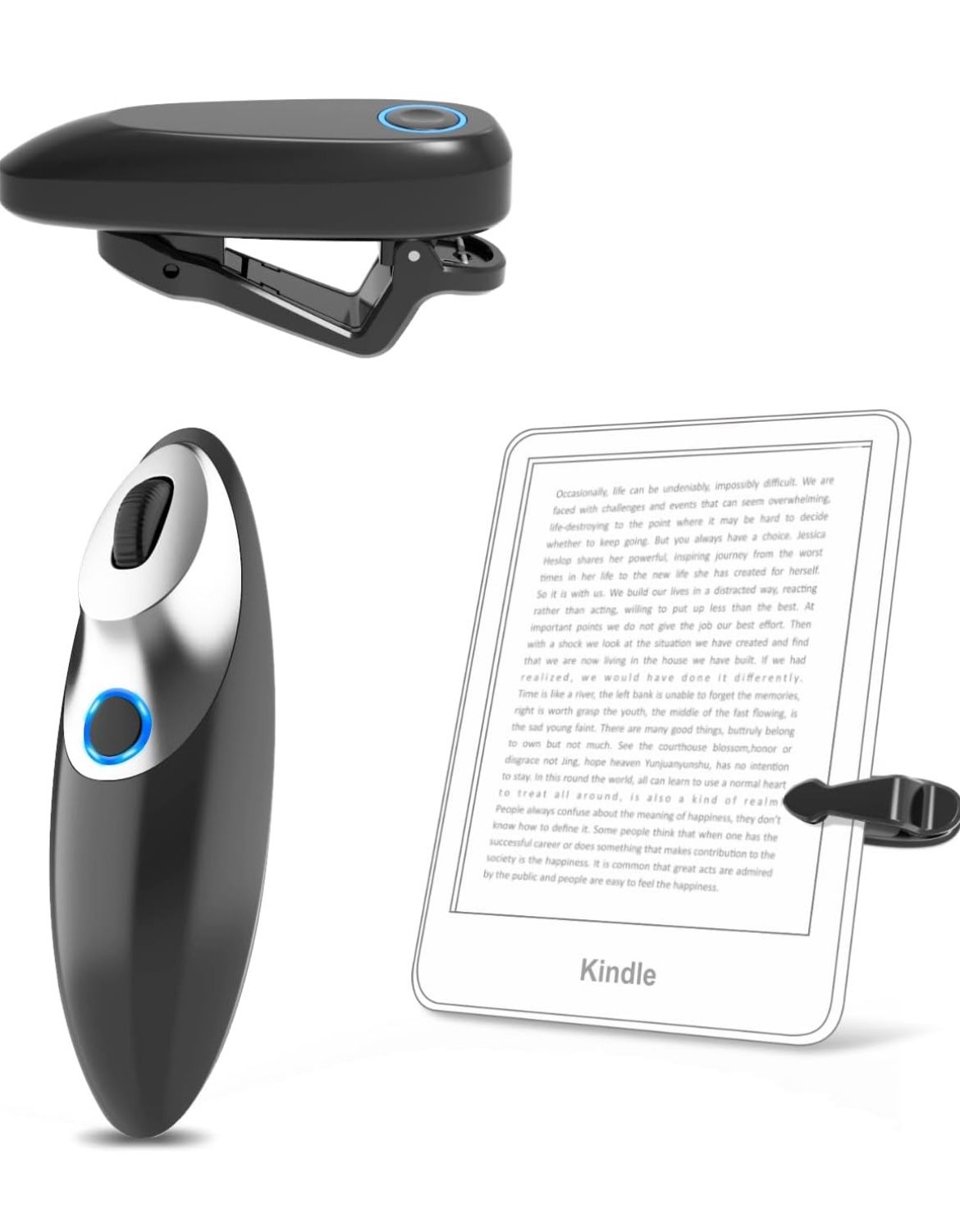Remote Control Page Turner for Kindle Paperwhite Oasis Kobo eBook Readers,Mute Scroll Wheel Clicker,Remote Scrolling for TikTok,Remote