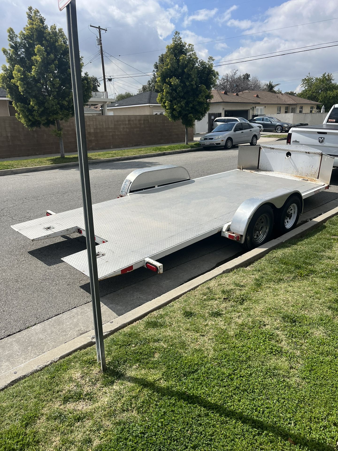 Jimglo Tilt Bed Car Trailer