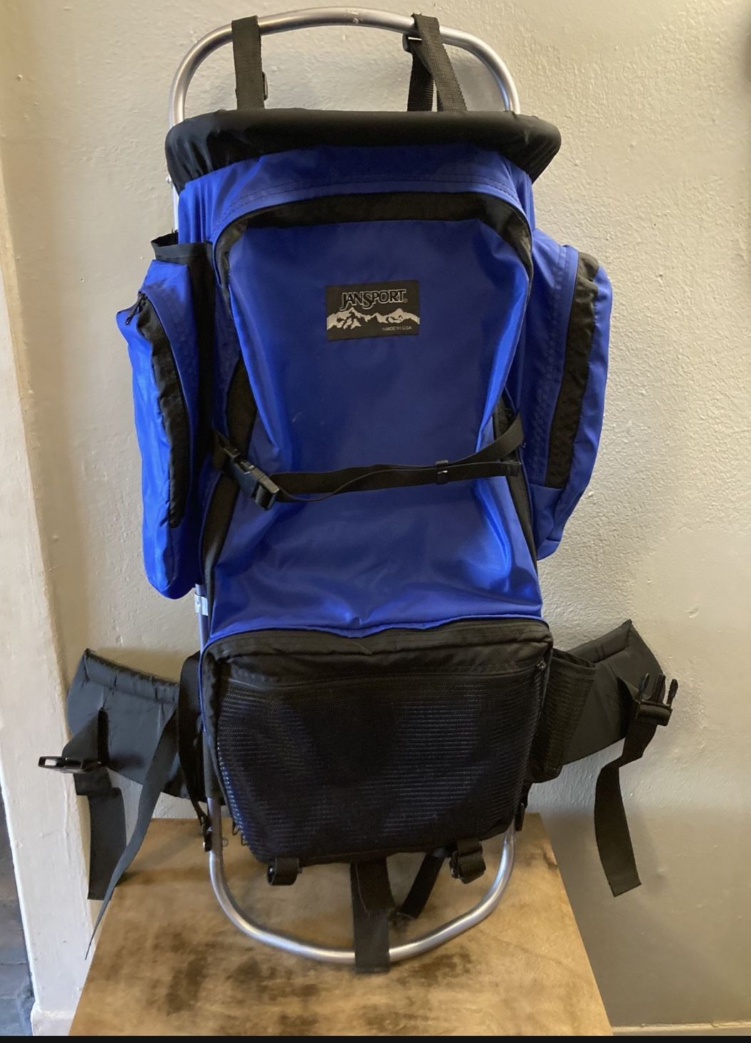 Jansport External Frame Hiking Backpacking Bag Backpack