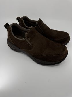 L.L.Bean Women's Suede Slip On Shoes Brown Size 9.5 Medium