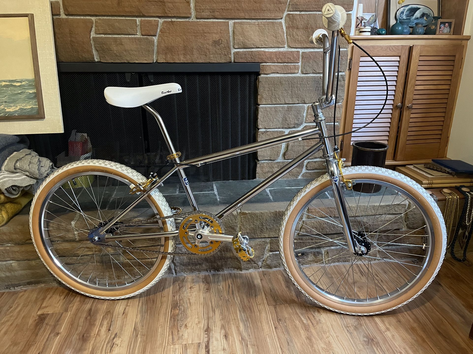 1 Of 100 Mint condition MONZA 24 Inch CHROME BMX Cruiser with Old