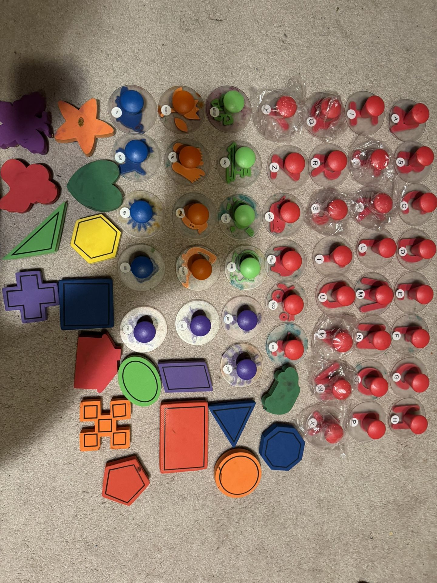 Alphabet and Object Stampers