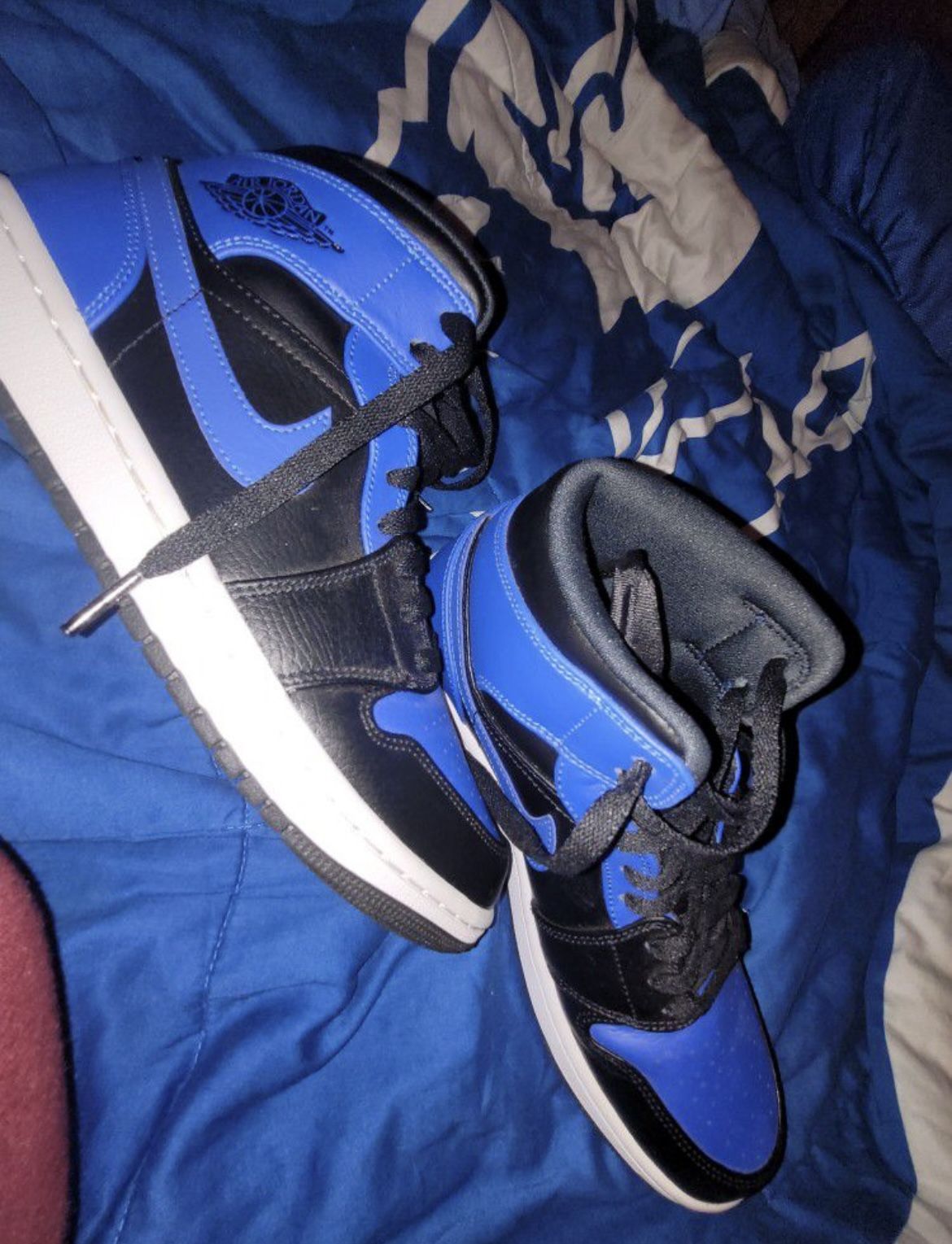 Jordan One Mid Hyper Royal Blue Men’s Size 8.5