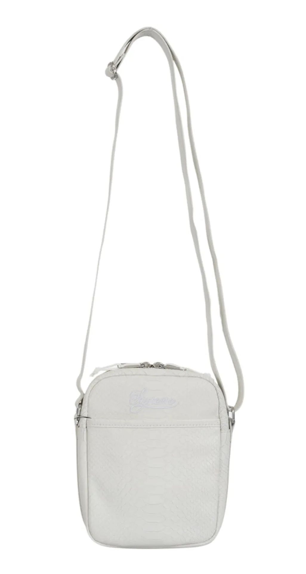 Supreme x Nike Leather Shoulder Bag, White, Brand New On Hand