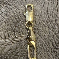 14k Bracelet Fígaro 