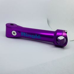 Ringle Zooka Stem Purple Anodized 3DV 145mm X 1-1/8” X 25.4 Clamp Threadless