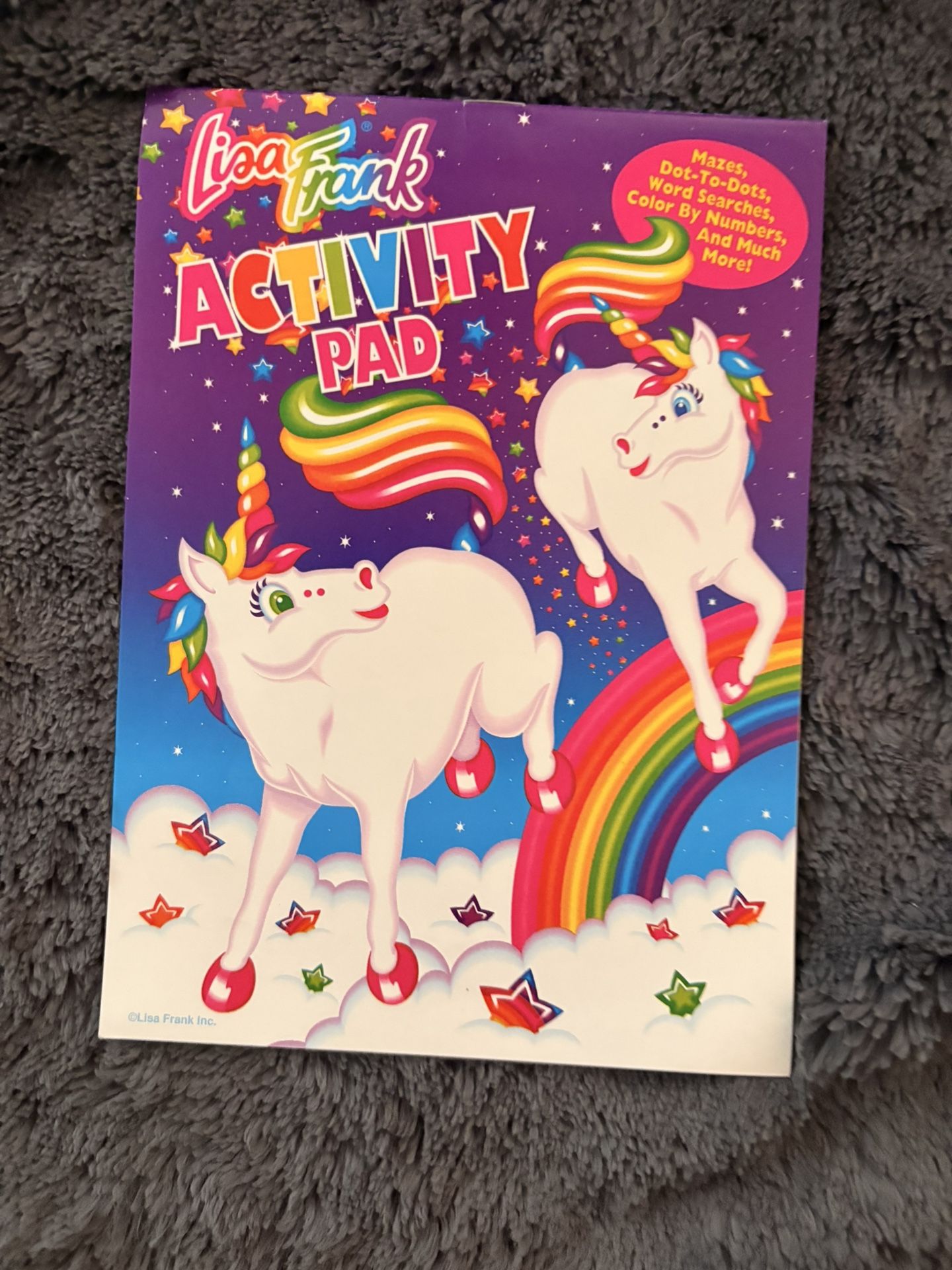 Lisa Frank Activity Pad – Creative Fun for Kids & Collectors