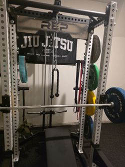 Rep fitness half rack system