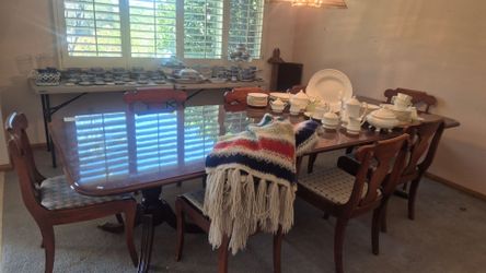 Dining table with chairs