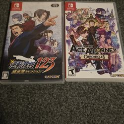 Ace attorney Nintendo switch games