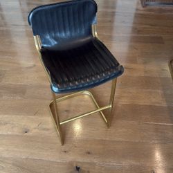 Rake Black Bar Stools By CB2