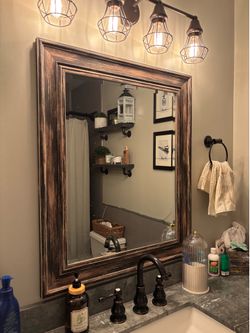 Farmhouse style wall mirror