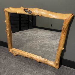 Aspen Log Mirror 