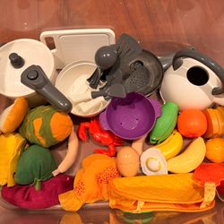 Food Toddler Toys Pots And Pans