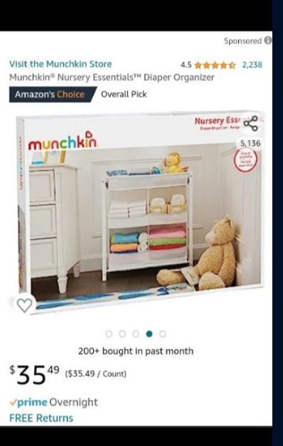 Munchkin Nursery Organizer