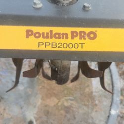 Poulan PRO Trimmer Tiller Attachment PPB2000T Works Good 
