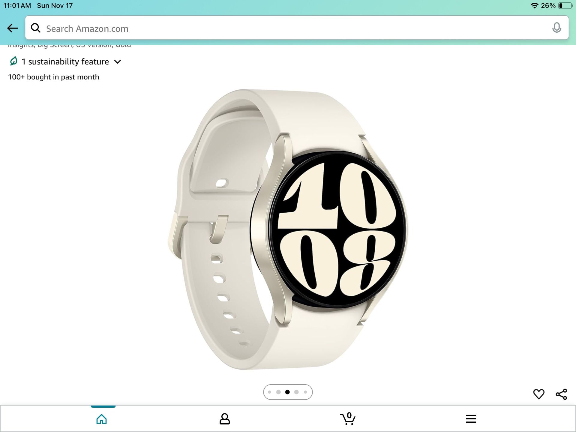 Brand new Closed Box Samsung Galaxy Watch6 40mm Gld Kit