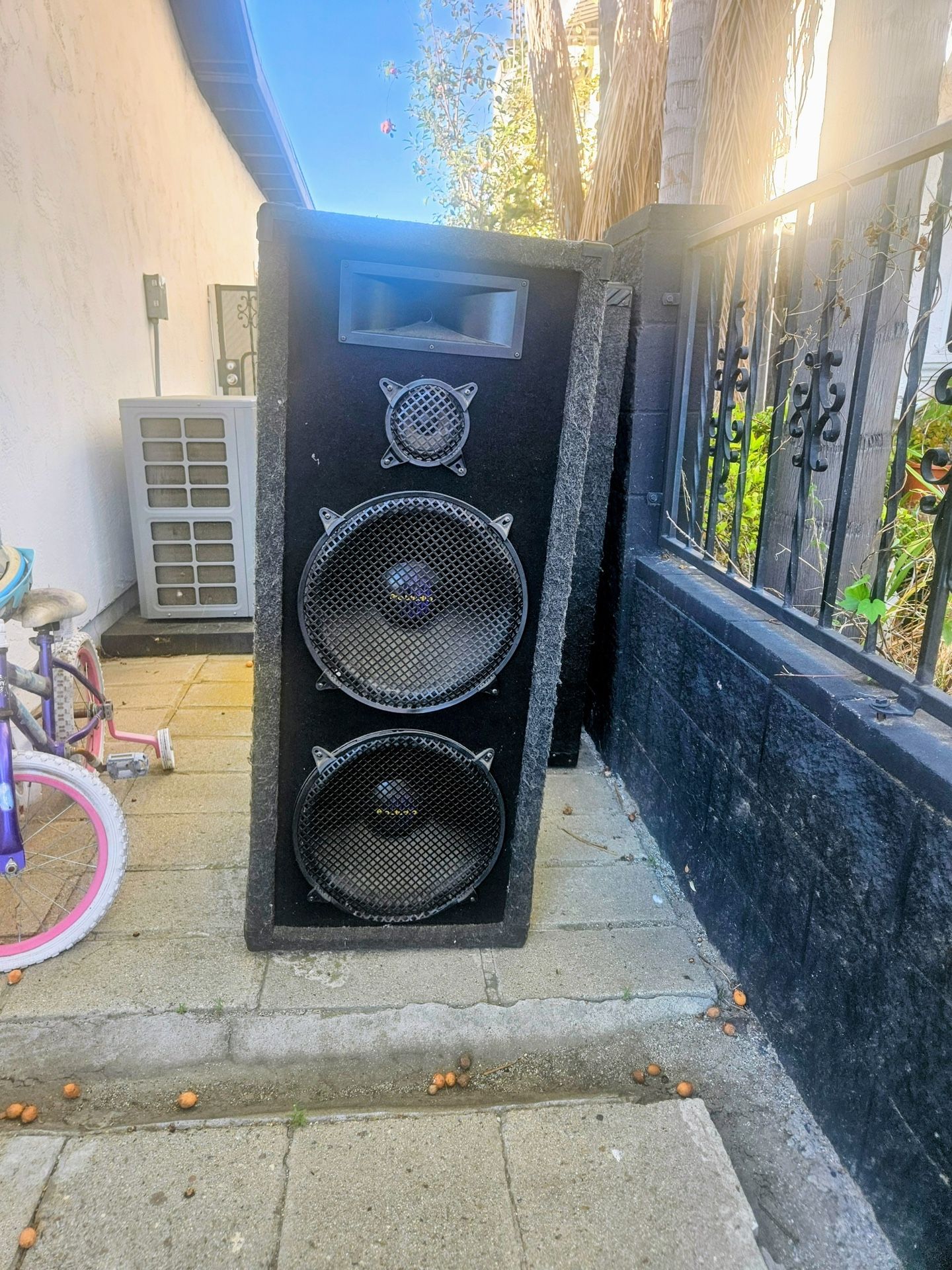 2 Large Speakers