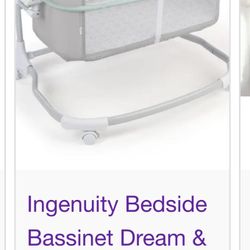 Ingenuity Bedside Bassinet Dream & Grow