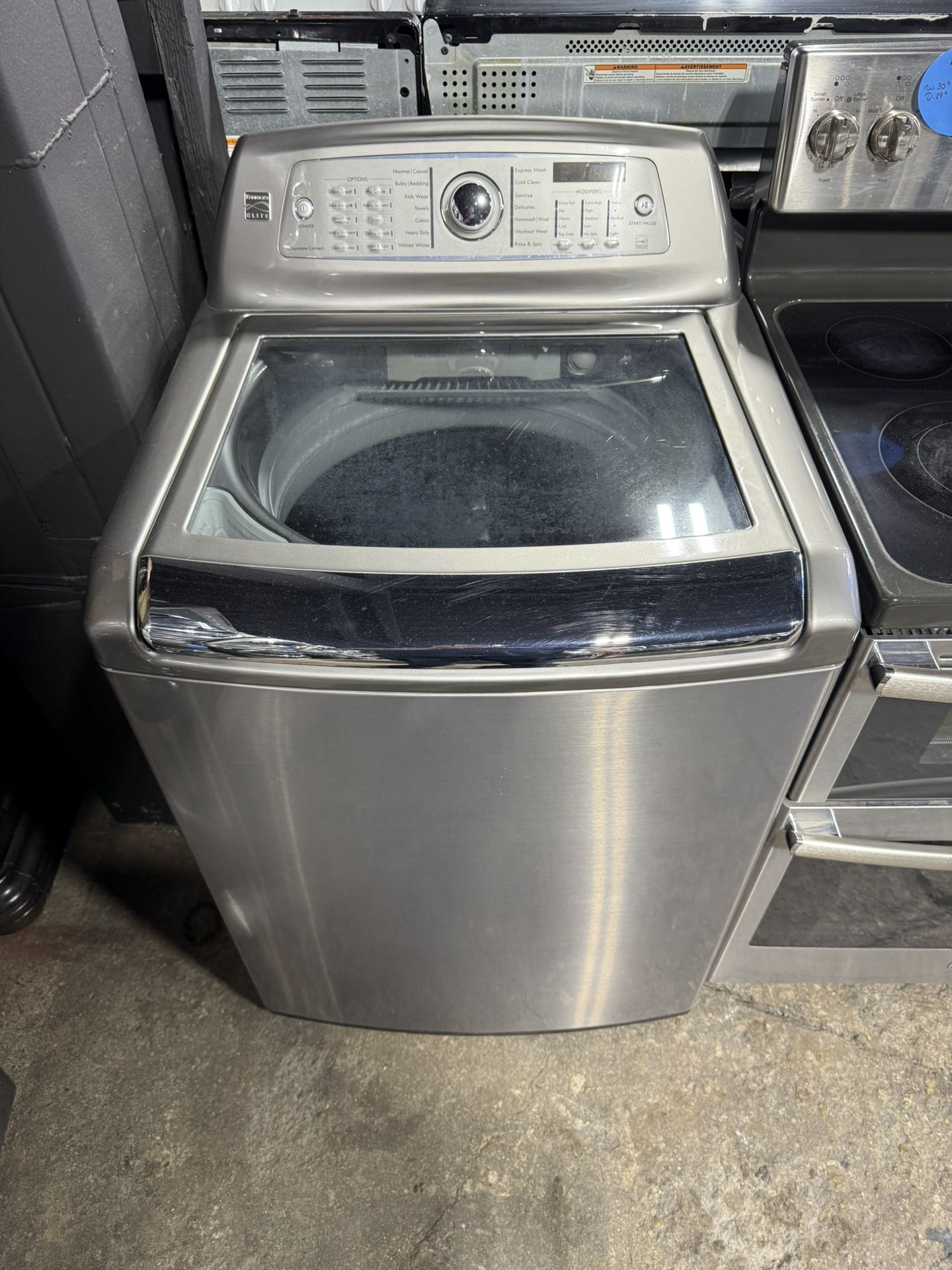 Kenmore stainless steel top load washer