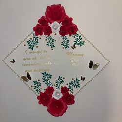 Custom grad cap toppers