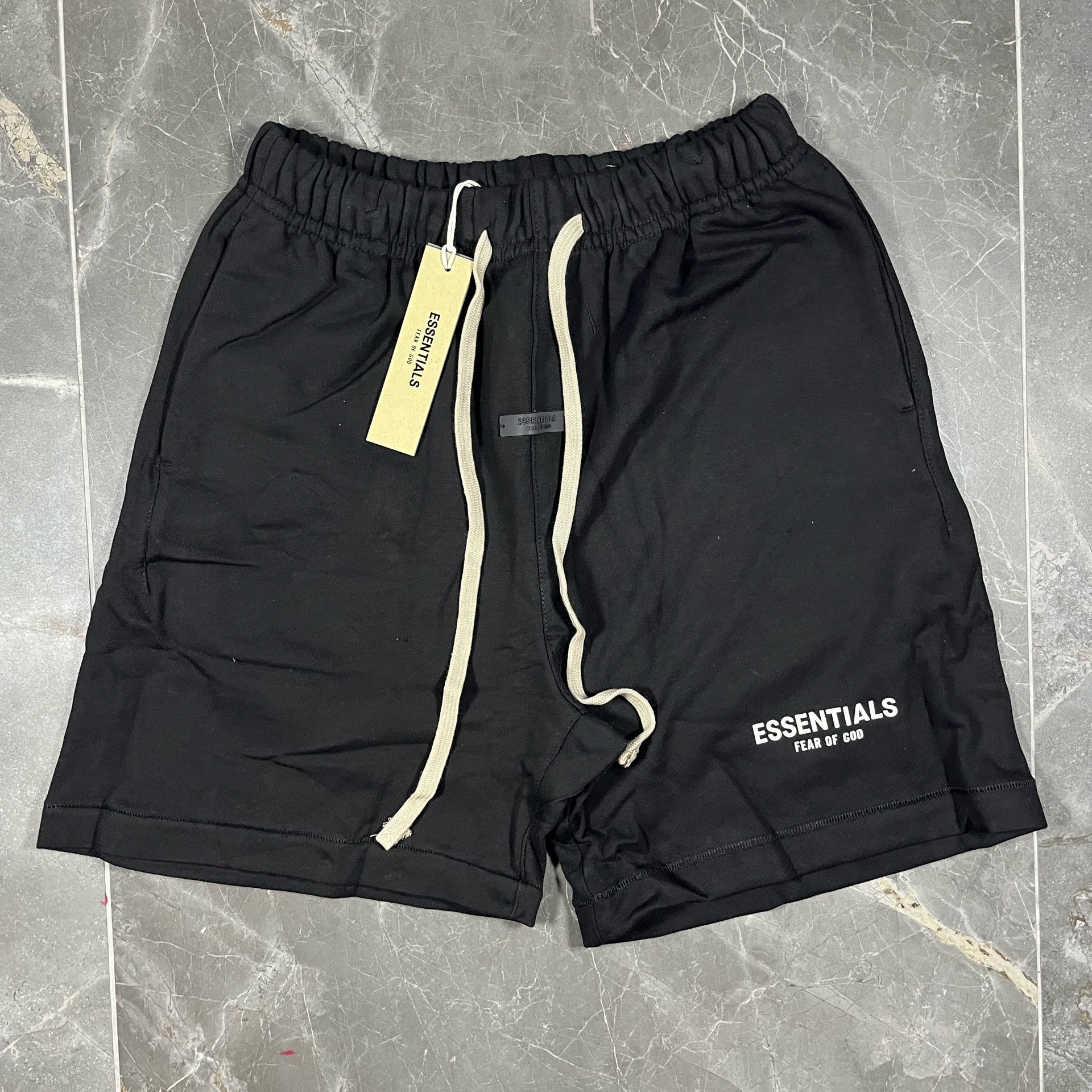 Essentials Black Shorts Size M Brand New