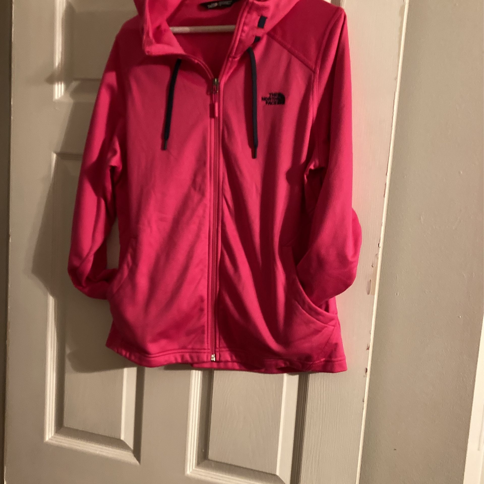 Pink North face Hoodie