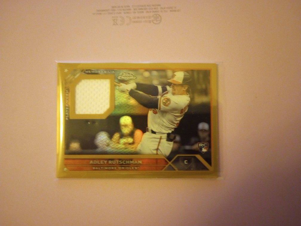 Mint Rutschman Relic Rookie #6 Out Of 50