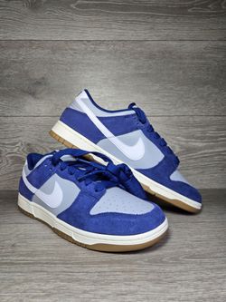 Nike Dunk Low Retro SE Sneakers Deep Royal Blue Wolf Grey White IB6399-003 Men's 11