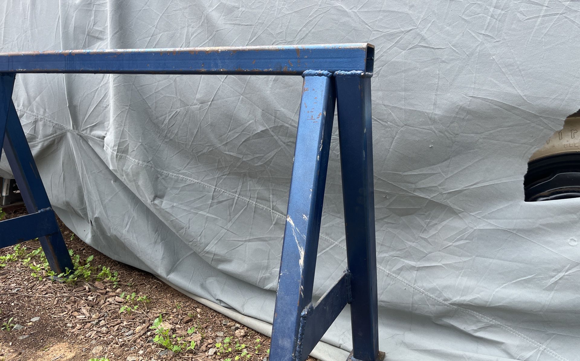 Saw Horse metal 42”L X 28”H