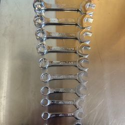 MAC Tools 10pc Standard Stubby 12pt Wrench Set 7/16” – 1”