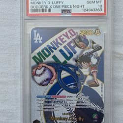Monkey.D.Luffy (010) (Dodgers x ONE PIECE) - One Piece Promotion Cards (OP-PR)