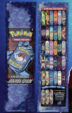 POKEMON X SANTA CRUZ SKATEBOARD