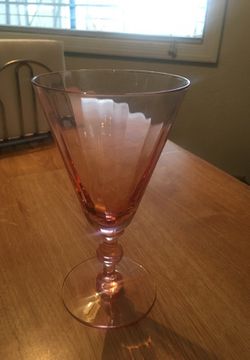 Vintage Pink Carnival Glass (set of 4)