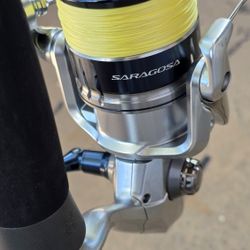 Shimano Saragosa Reel/Braid/Star Rod