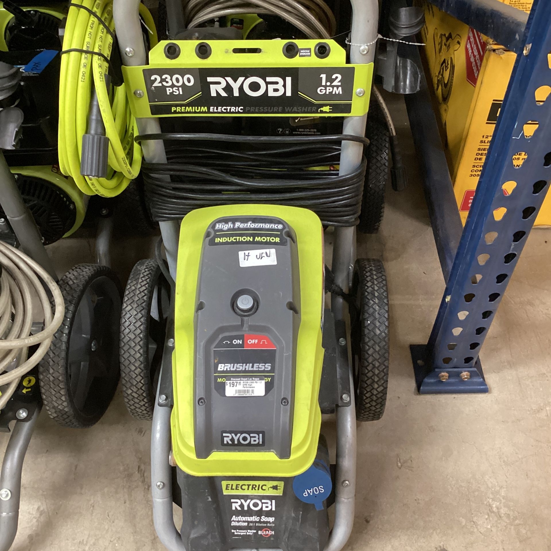 RYOBI 2300 PSI 1.2 GPM High Performance Electric Pressure Washer (ULN