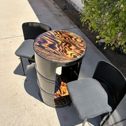 Barrel Table set
