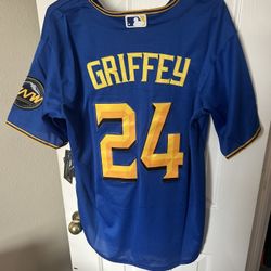 Nike blue Seattle Mariners Ken Griffey Jr. jersey size L