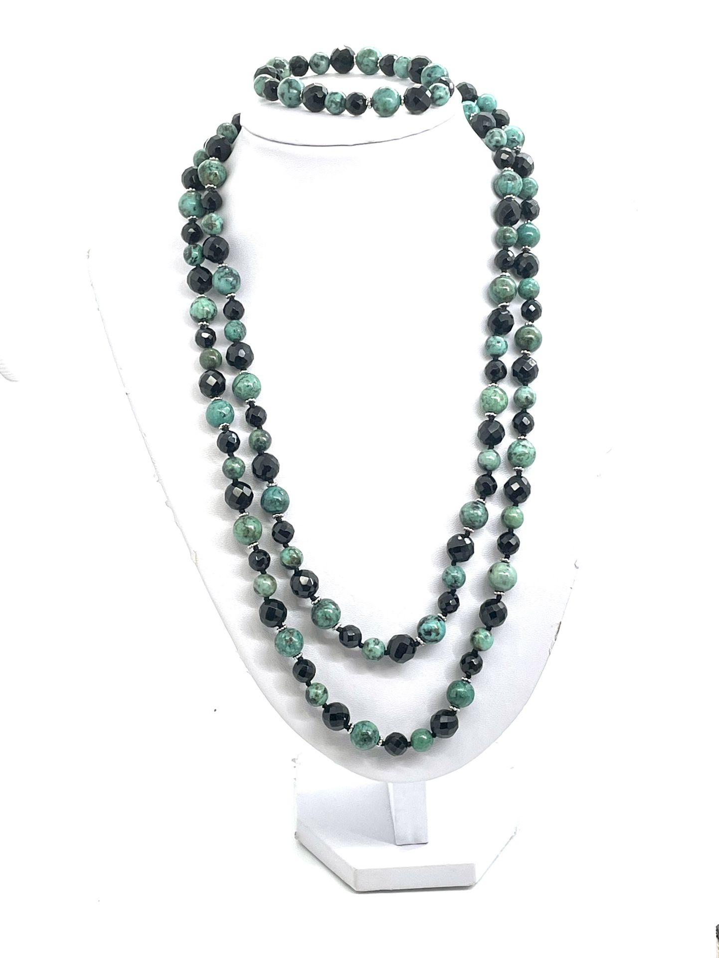 Gemstone And Quartz Necklace Set