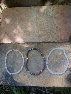 Fauceted Opal Precious Gem & Real Pearl Bracelet