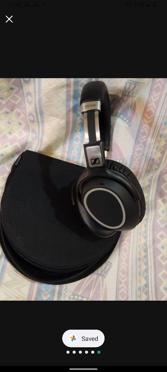 Sennheiser PXC 550 Over-Ear Wireless Bluetooth Headphones - Black