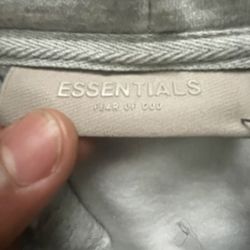 X-large Light gray Essential hoodie